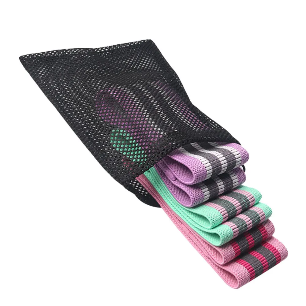 

1 Set Hip Elastic Band Bodybuilding Resistance Belt for Butt Lifting Squats Exercise Workout Colorful (3Pcs Elastic Bands 1Pc Me