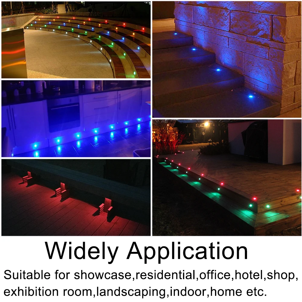 20X61mm 12V RGB RGBW Teresa светодиодный светильник для лестничных колодок с понижающими шаговыми лампами, Водонепроницаемый wifi Bluetooth контроллер с сеткой, таймер, диммер