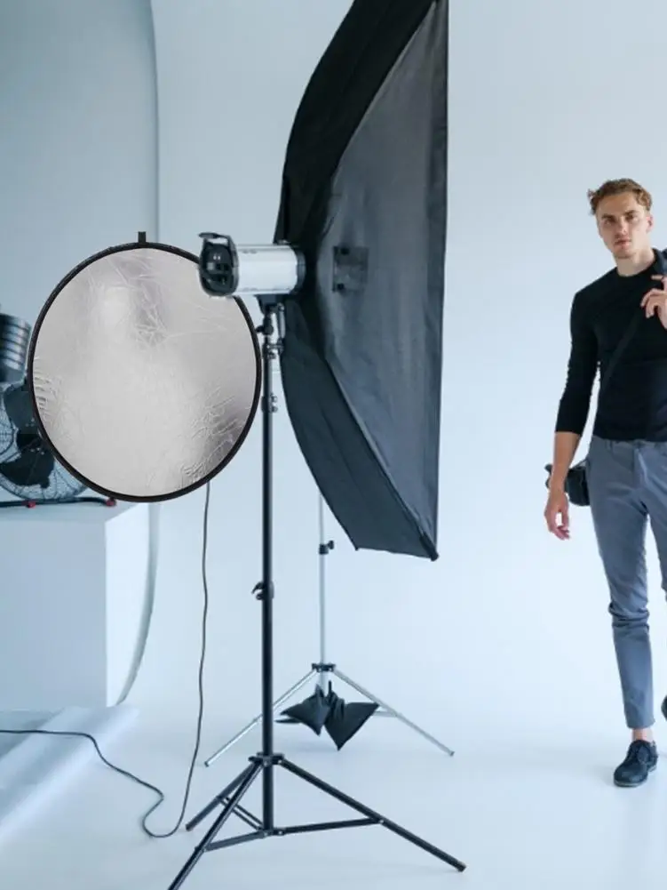 2 в 1 складной отражатель для фотоаппарата 30 см | Электроника