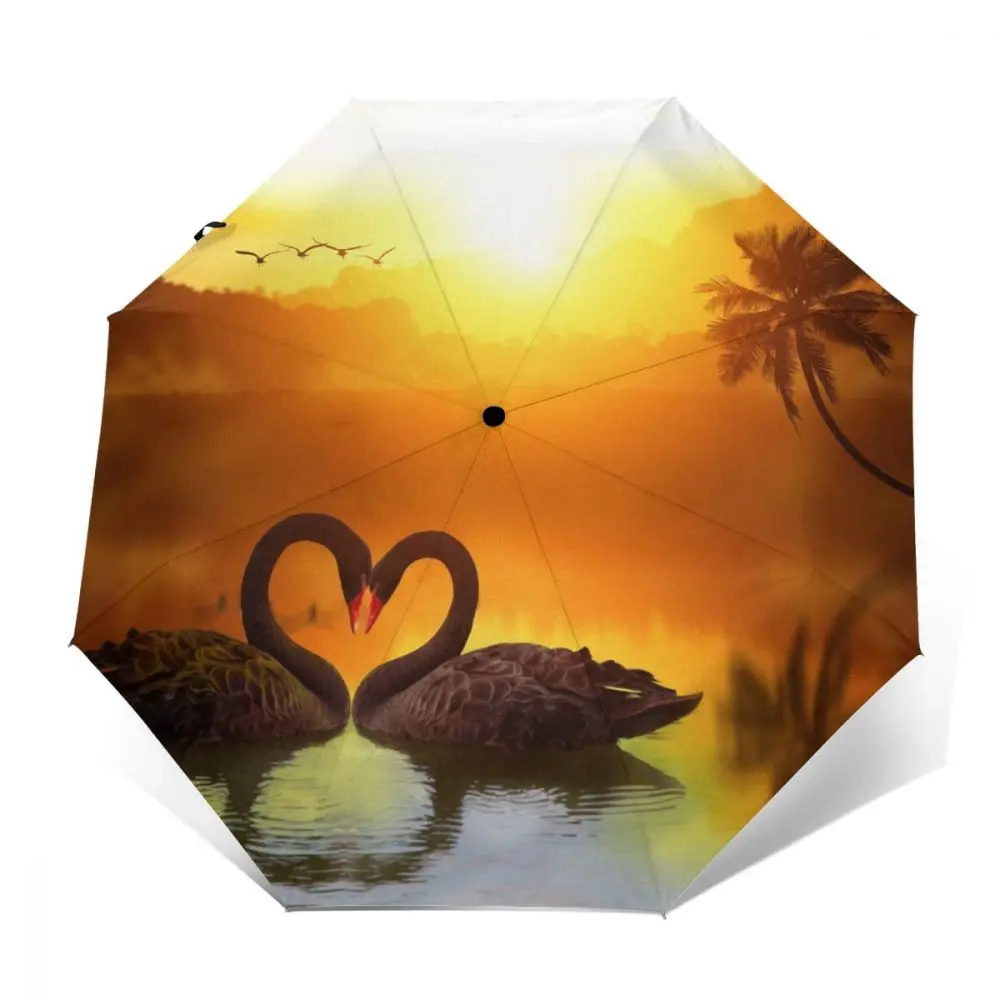 

Зонт Автоматический складной солнечный для мужчин и женщин, портативный солнцезащитный зонтик с защитой от ветра и дождя, для пляжа