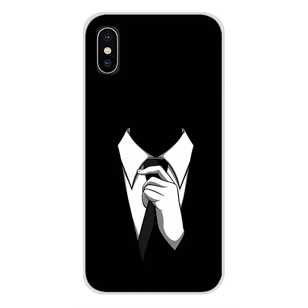 Мужской костюм рубашка галстук линии прозрачный ТПУ кожаный чехол для Huawei G7 G8 P8 P9