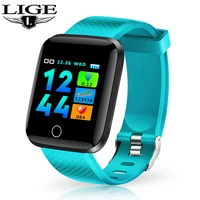 lige fitness tracker smart watch blood pressure heart rate bluetooth sport android smart bracelet monitor