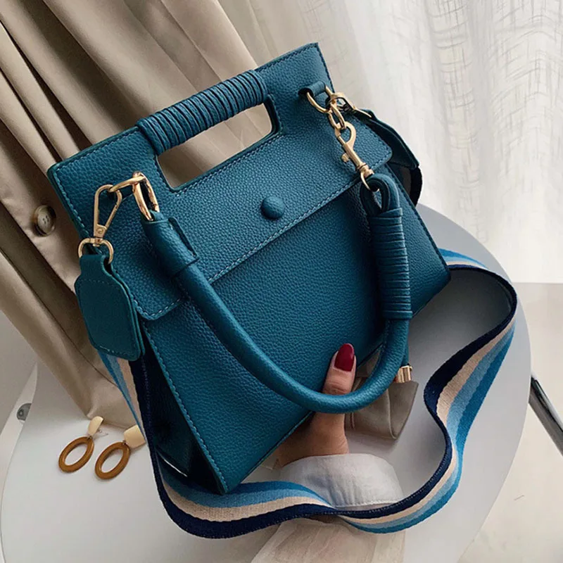 Новая модная женская сумка Высококачественная через плечо кожаная для женщин