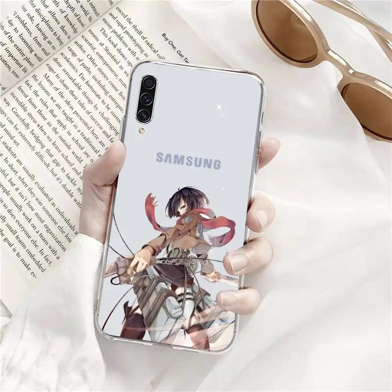 

Attack on Titan Anime cool Phone Case Transparent for Samsung A71 S9 10 20 HUAWEI p30 40 honor 10i 8x xiaomi note 8 Pro 10t 11