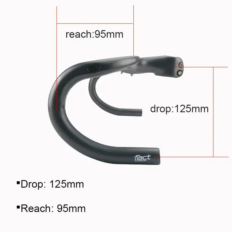 Руль велосипедный из углеродного волокна матовый/глянцевый руль для шоссейного