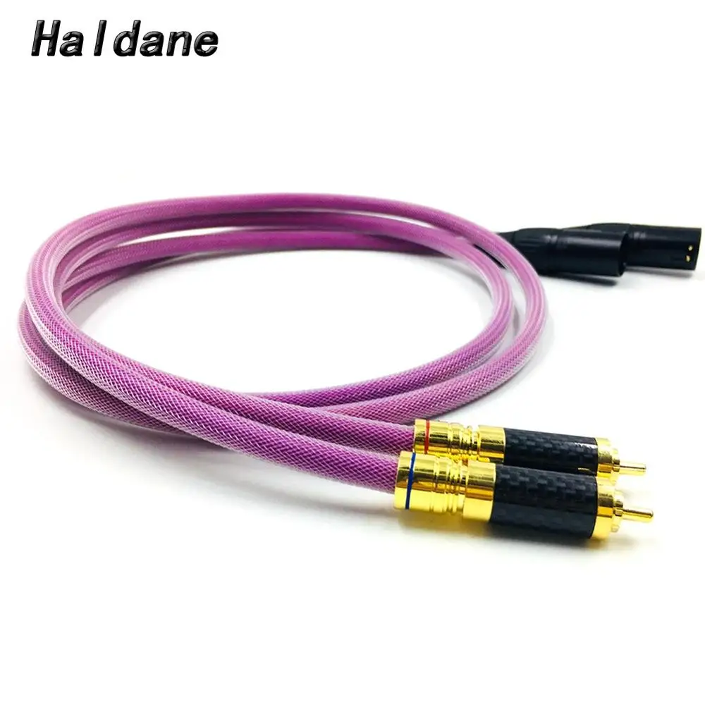

Haldane Pair HIFI 2RCA Male to 2XLR Male Cable XLR Balanced Reference Interconnect Audio Cable with Gold plated PLUG
