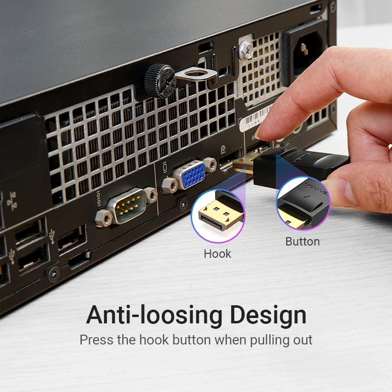 Vention Thunderbolt мини дисплей порт кабель DP разъем Компьютер ТВ адаптер для Apple tv Mac