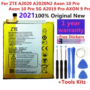 high quality original li3939t44p8h756547 battery for zte a2019 pro axon 9 pro a2020 a2020n2 axon 10 pro 5g mobile phone battery free global shipping