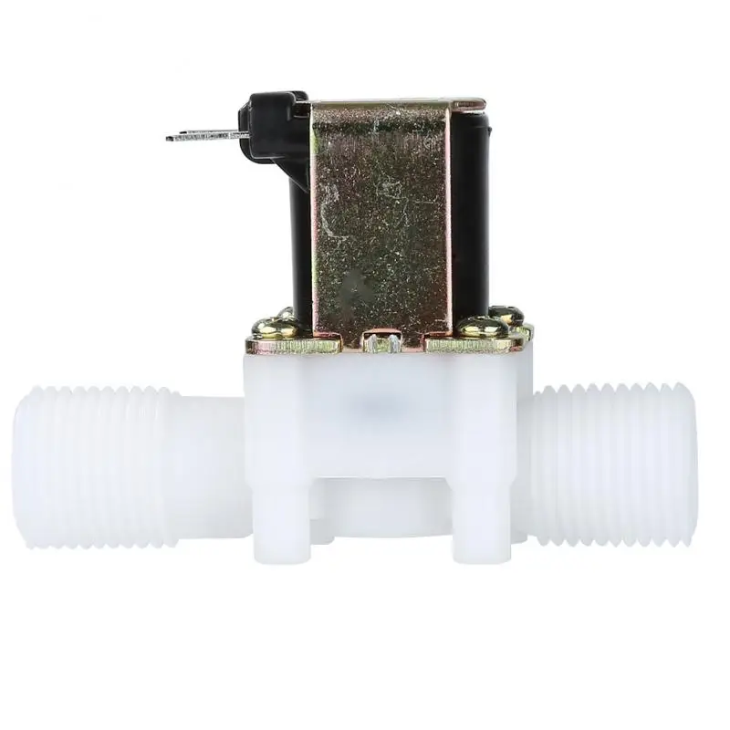 Электрический магнитный вентиль 12 В входной выключатель потока воды 1/4 24 220