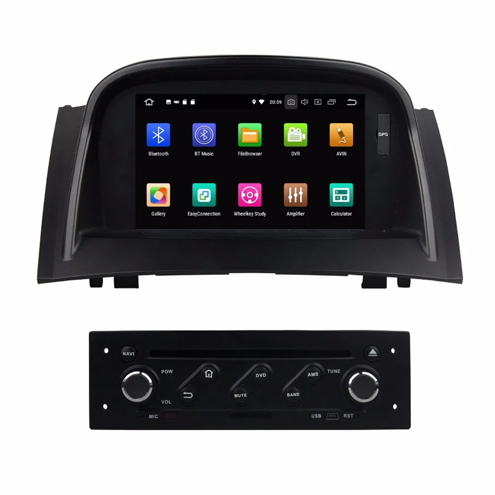 Автомагнитола с восьмиядерным процессором 7 дюймов 8 ядер Android 9 0 DVD-плеером GPS для