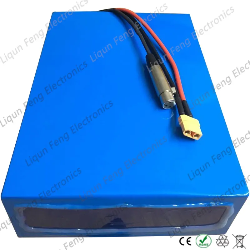 48V 1000W 2000W скутер Батарея 48V 20Ah 25Ah 30Ah 35Ah 40Ah литиевая батарея электрического велосипеда с 50A БМС+ 54,6 V зарядки беспошлинно