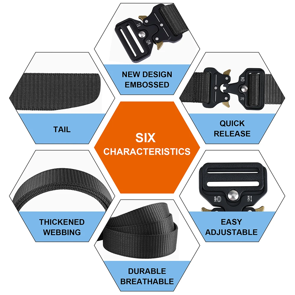 Полицейский боевой очень прочный нейлон утилита военный толстый тактический