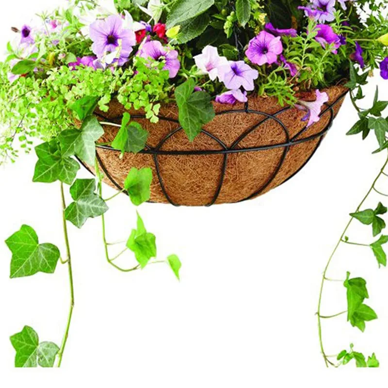 Новинка Лидер продаж 61 см круглый Форма кокосовые вкладыш для кашпо висит завод
