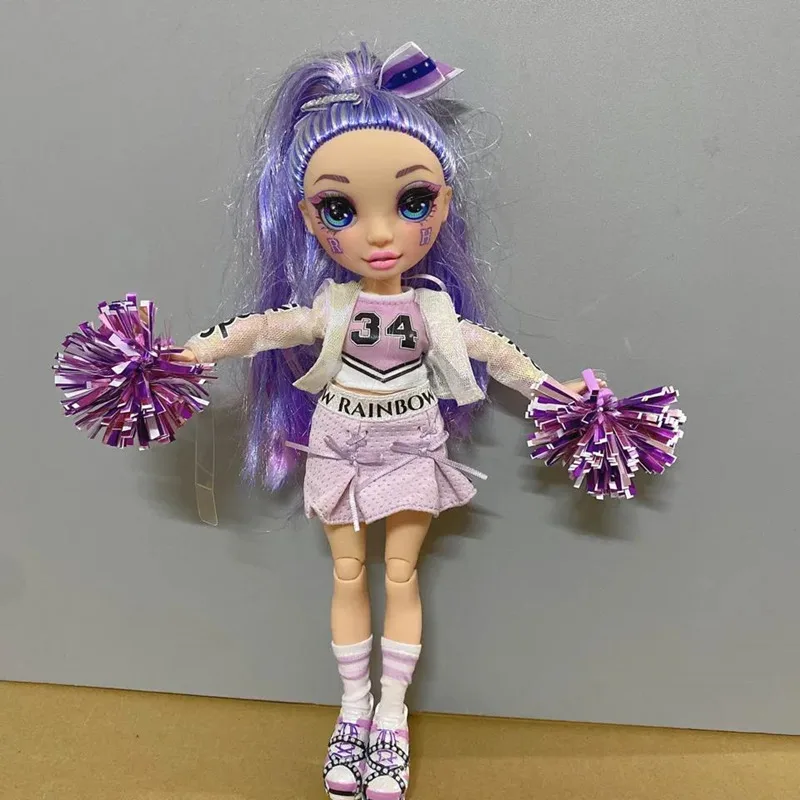 1/6 шарнирная баскетбольная чирлидерская кукла-слайм полный комплект радужные