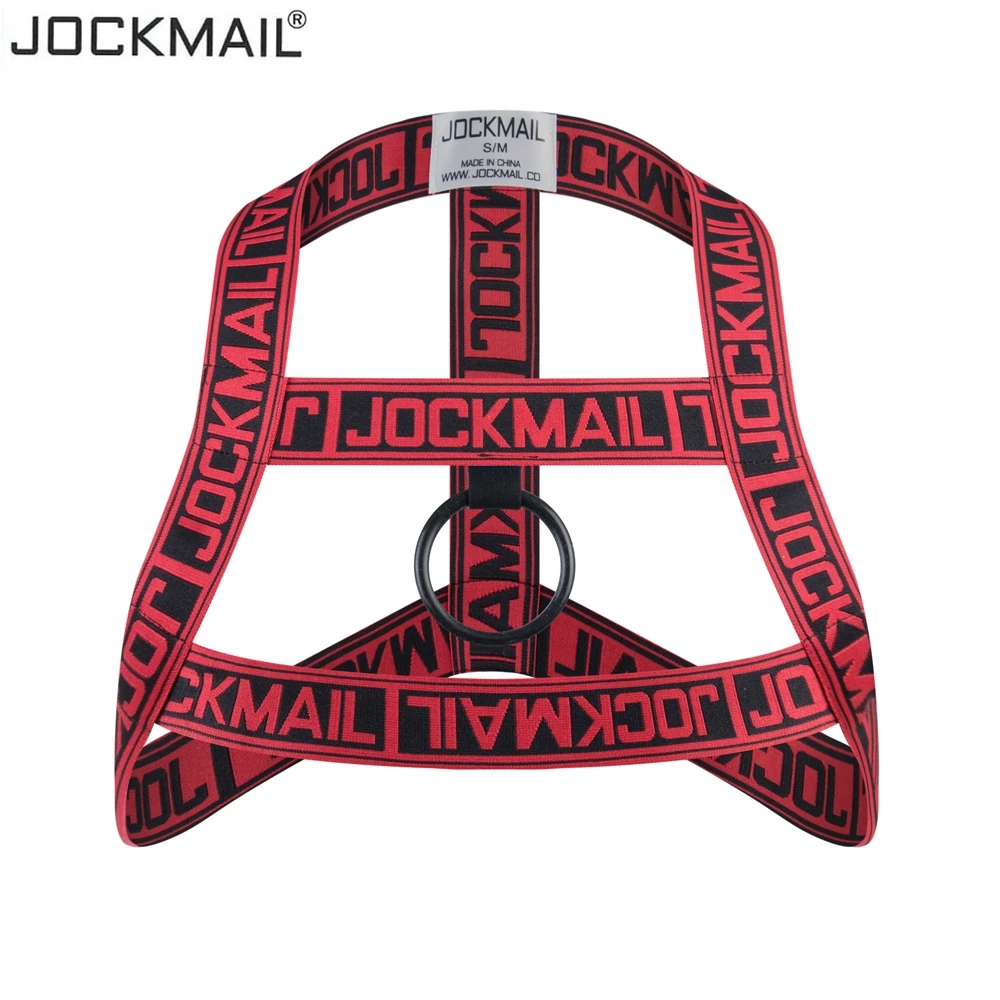 jockmail harness athletic supporter tops bandage men fitness sports shoulder strap high elasticity gay sex toy cloth tshirt free global shipping