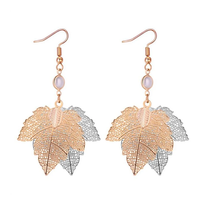 Лидер продаж золотые/серебряные серьги капли из медного сплава классические с