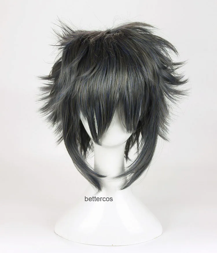 

FF15 XV Final Fantasy Noctis Lucis Caelum Cosplay Wigs Short Heat Resistant Synthetic Hair Wig + Wig Cap