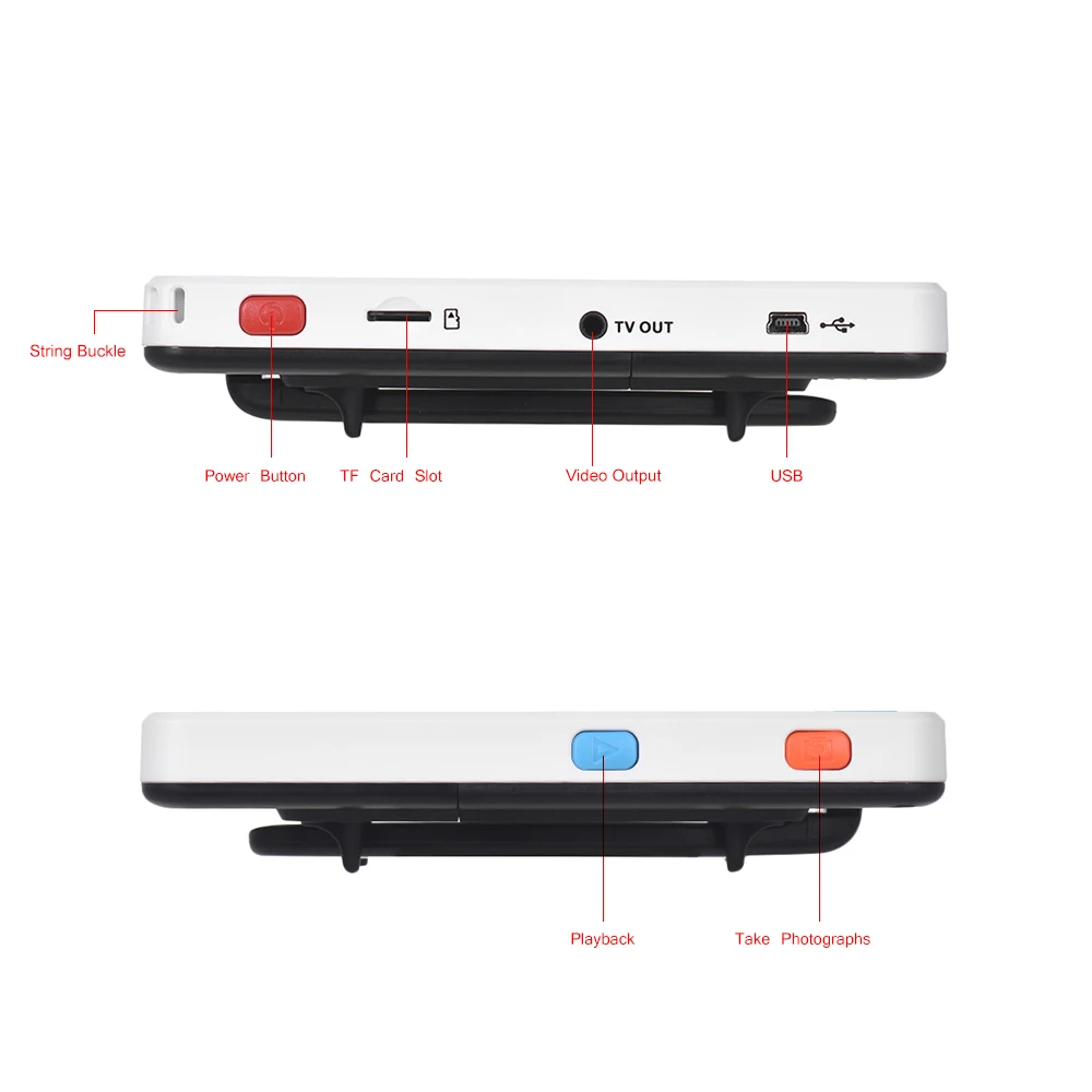 4 3 дюймовый портативный цифровой видеопроектор цветной ЖК-дисплей экран для