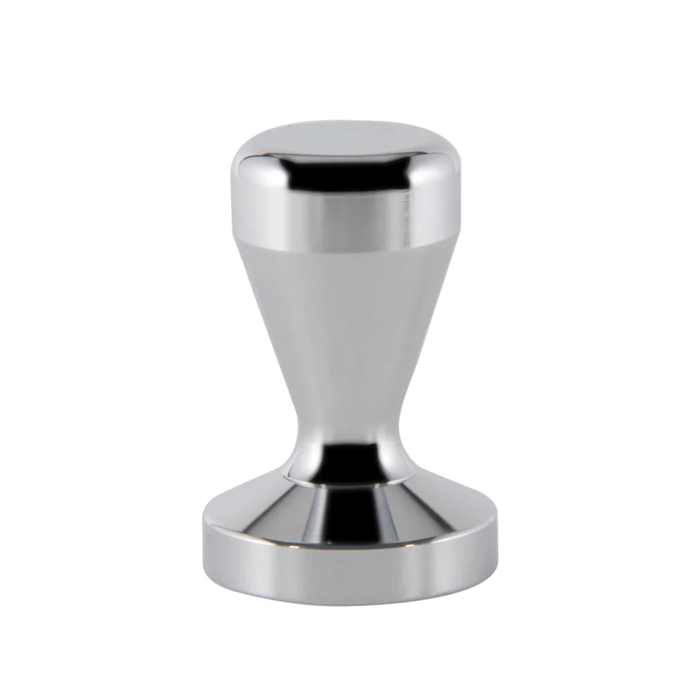 

Stainless Steel Coffee Tamper Modern Professional Barista Espresso Coffee Tamper Machine Coffee Bean Press Flat Base (Silver)