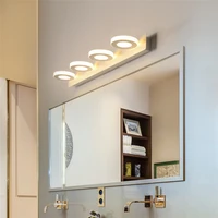 modern led wall lamps sconce nordic kitchen bathroom mirror led lights for home decor fixture luminaria white iron acrylic