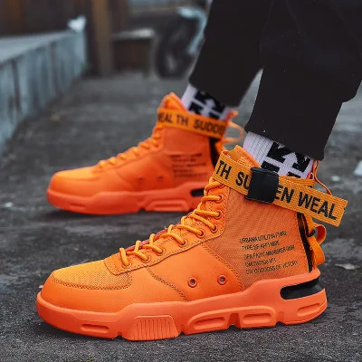 

New High-top Sneakers Multicolor Sneakers Autumn Personality Colorful Tennis Shoes Fashion Sports Men's Casual Shoes