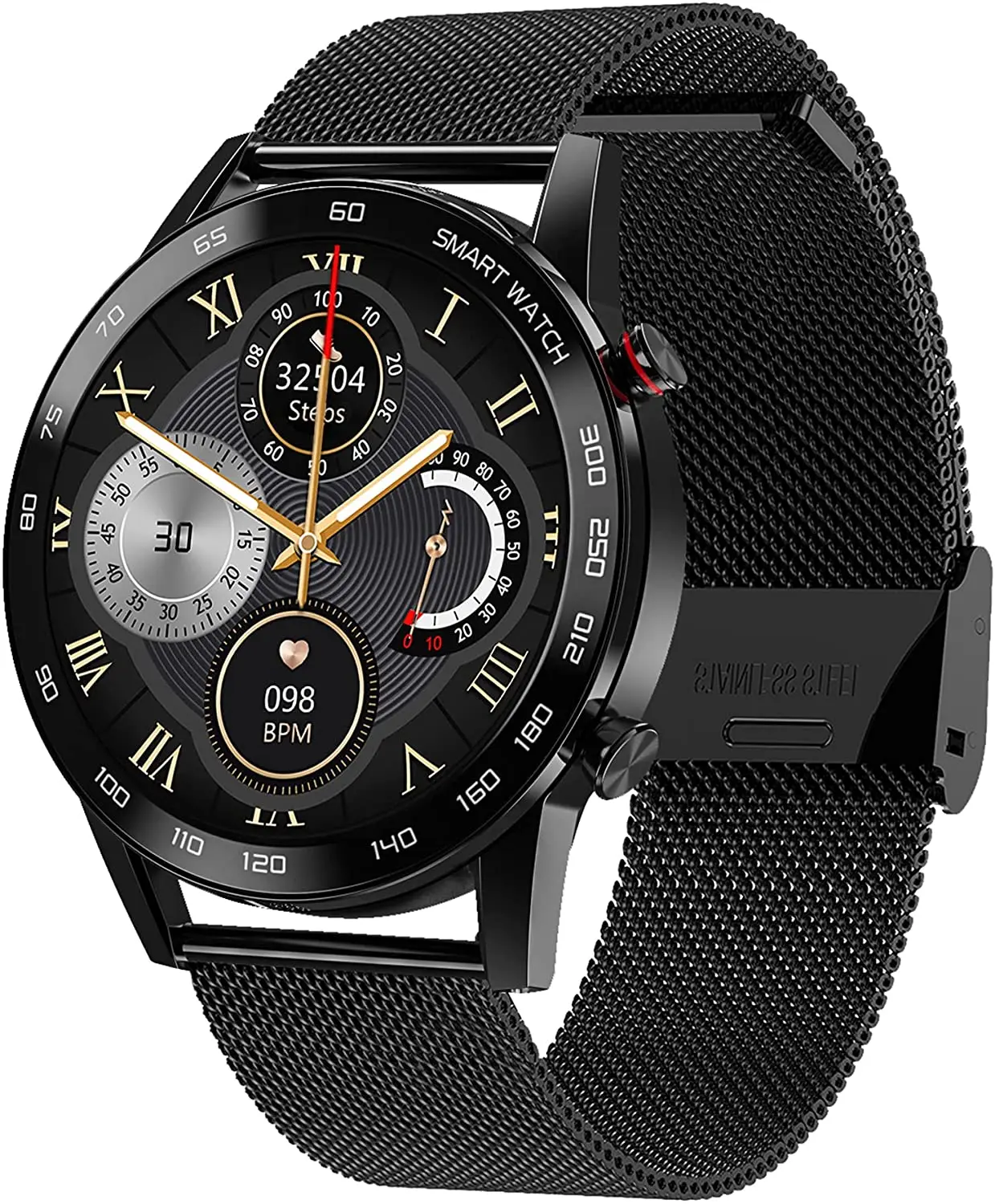 

Умные часы для мужчин и женщин (совершение/ответ вызовов, разрешение x 0), Смарт-часы для телефонов Android iOS с фитнес-трекером,