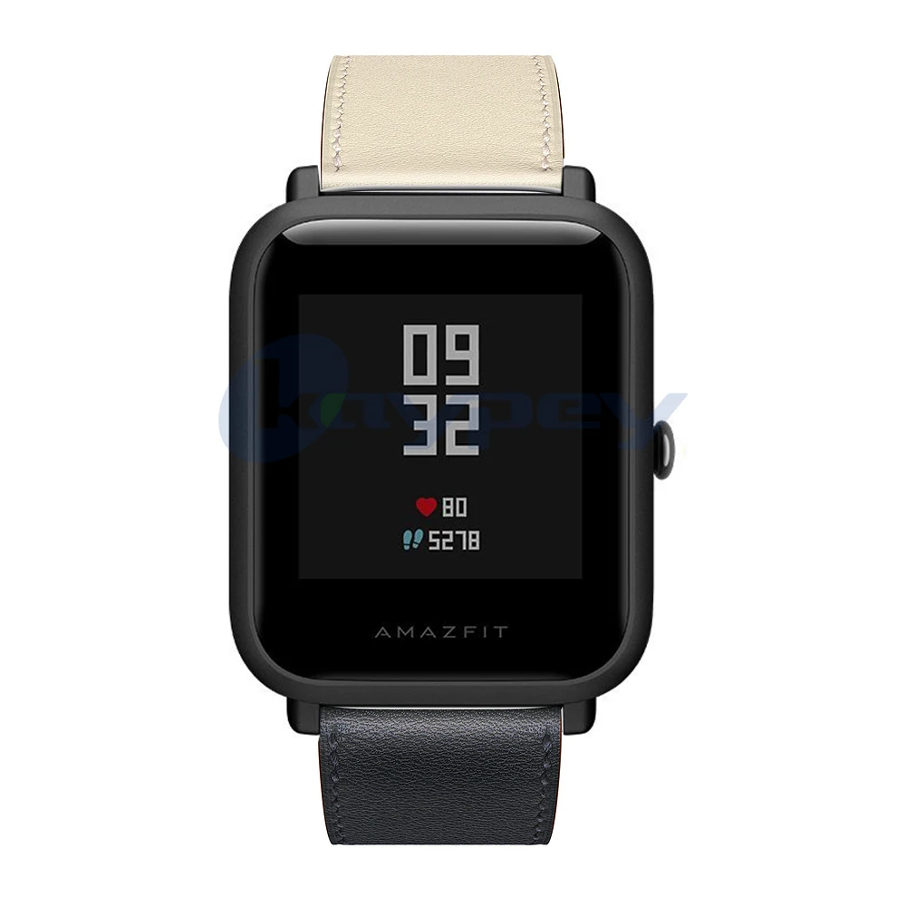 Ремешок из натуральной кожи для Xiaomi Huami Amazfit Bip BIT Lite Youth / 1S/U модный сменный Браслет