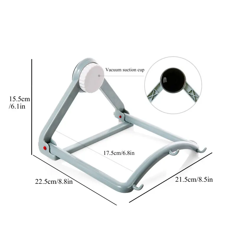 Стеллаж для хранения пластмассовый шкаф посуды держатель губки на присоске