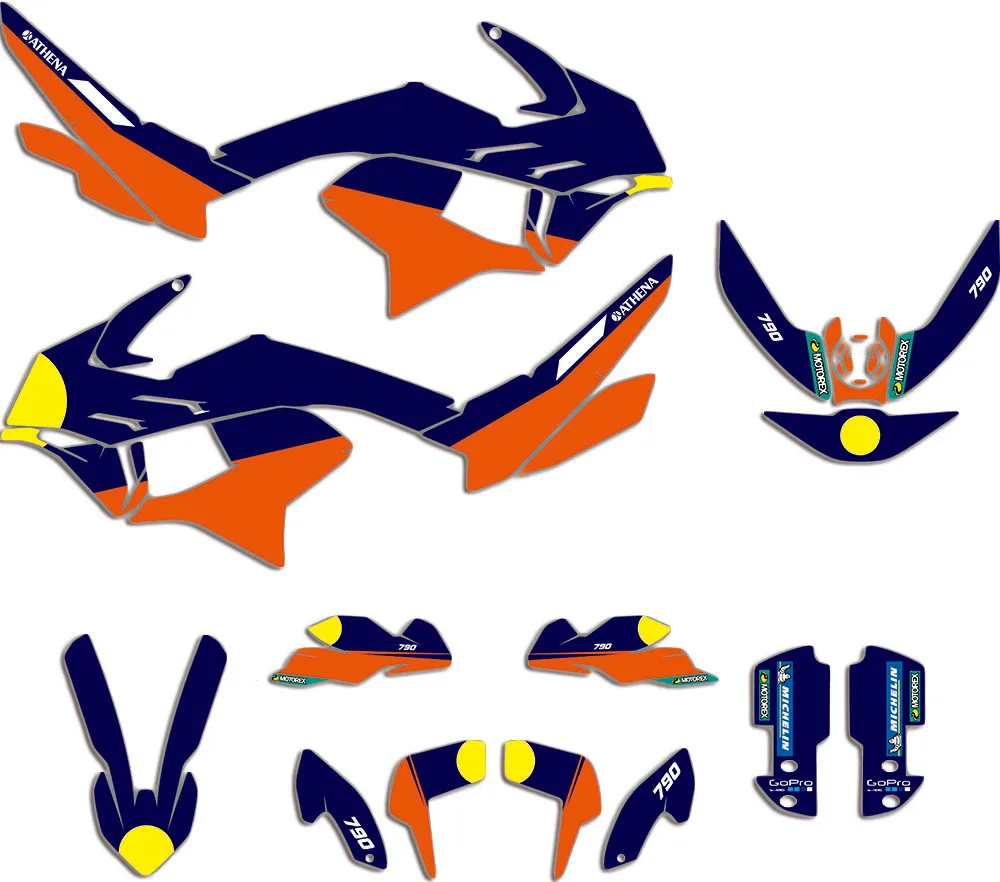 

3M Motorcycle Decal Sticker Graphics Kit for KTM 790R ADV ADVENTURE 2020 2019