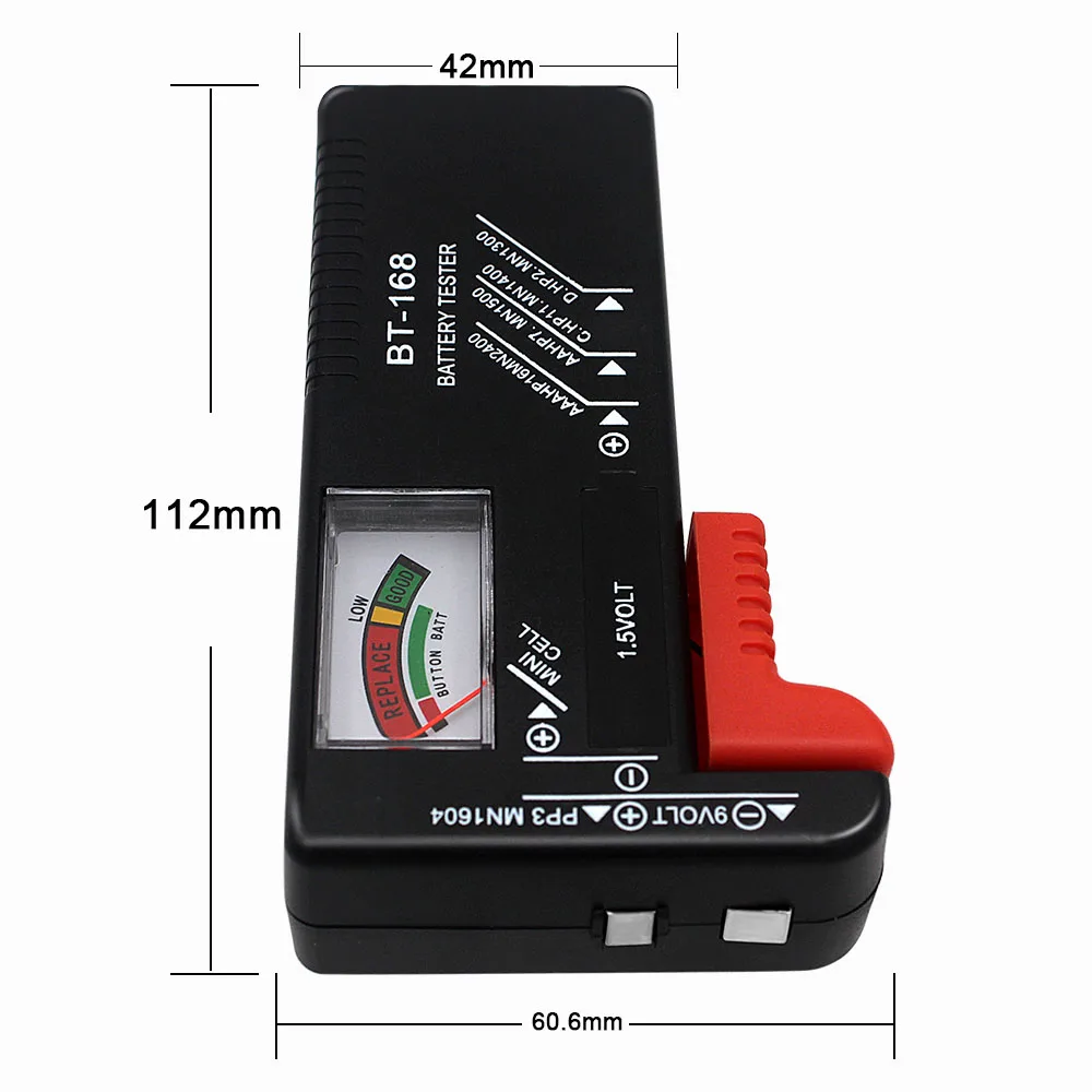 BT-168 тестер батарейной емкости цифровой дисплей батарея датчик Электрический
