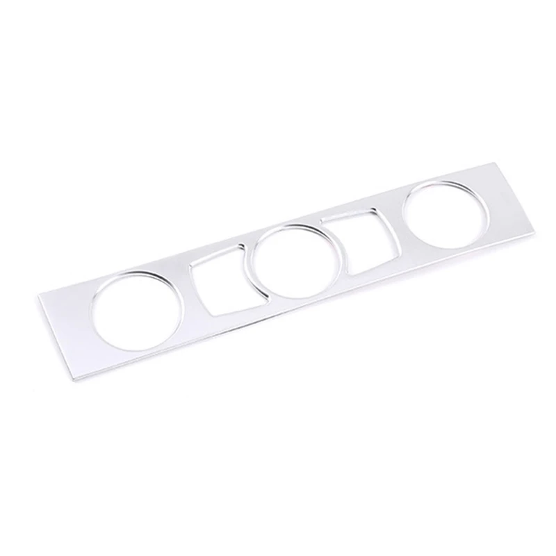 

Car Center Console Air Conditioning Button Cover Volume Adjuster Frame Cover Trim for BMW 5 Series E60 2004-2010