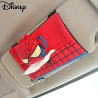 disney cartoon marvel cute creative personality car sun visor type ceiling tissue box pumping paper bag