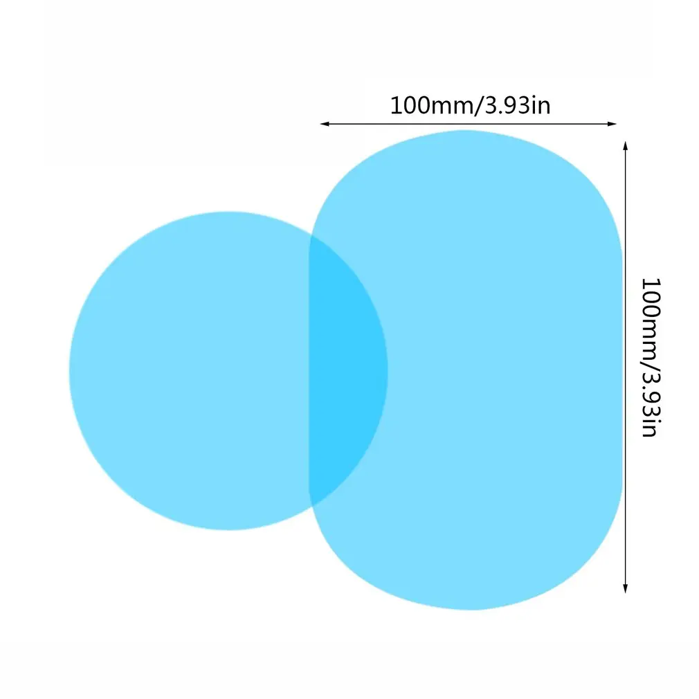 

2PCS Car Rearview Mirror Protective Film Anti Fog Window Clear Rainproof Waterproof Rear View Mirror Protective car accessories