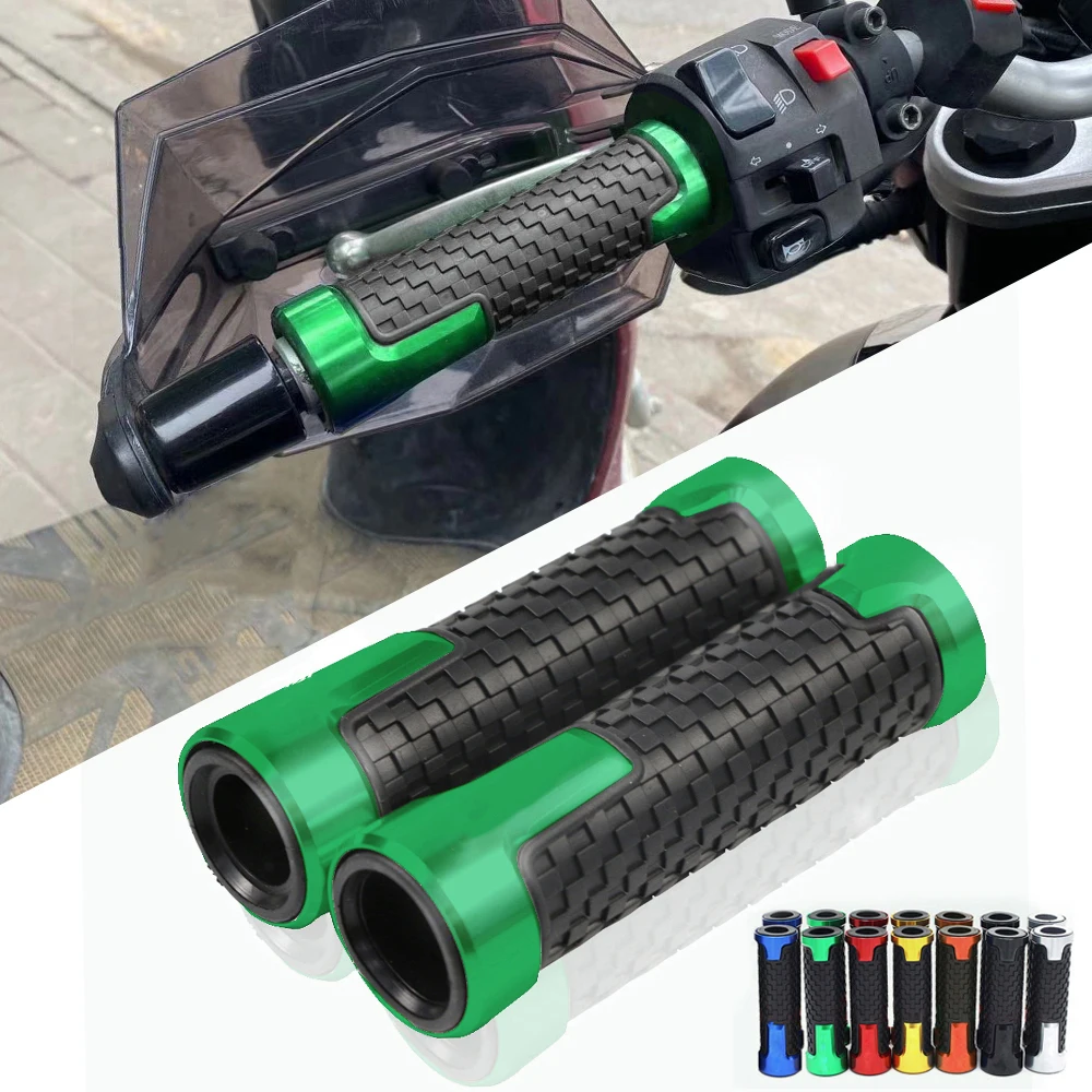 

For KAWASAKI Z400 Z650 Z750 Z800 Z900 Z900RS Z1000 Z1000SX Motorcycle 7/8''22MM Rubber Hand Guard Grip Handlebar Grips Ends