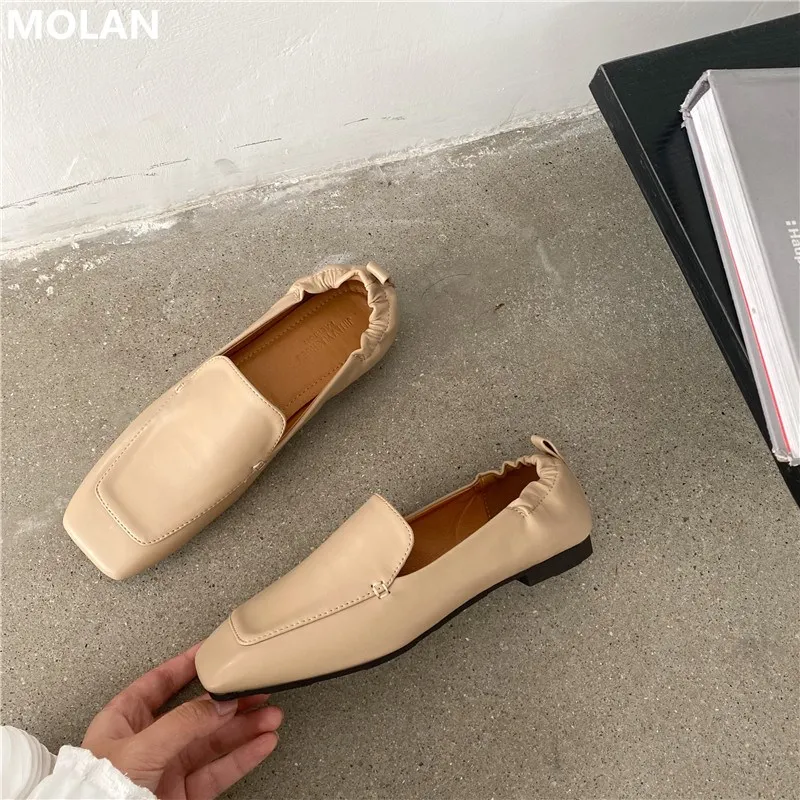 MOLAN/фирменный дизайн Модель 2020 года Сезон осень Модная Корейская обувь на плоской