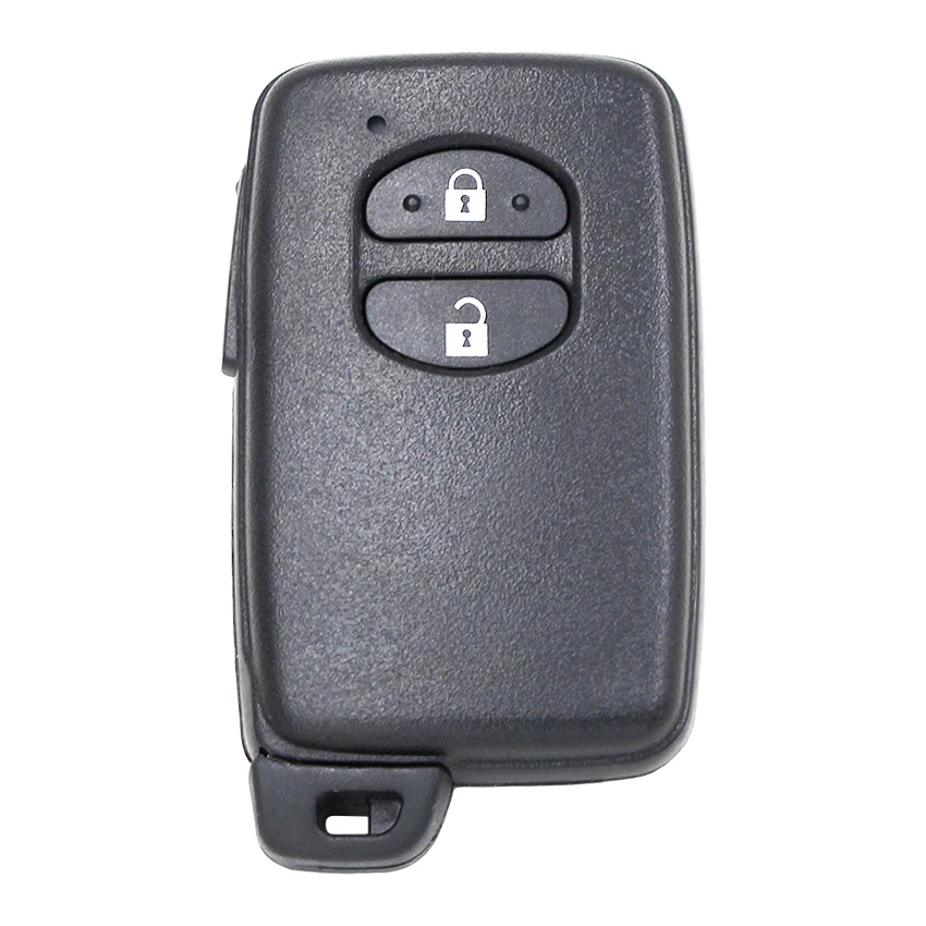 Замена 2 кнопки футляр для дистанционного ключа для Toyota Land Cruiser Prado 2010- Avalon Camry HIGHLANDER RAV4 неразрезанная вставка ключ