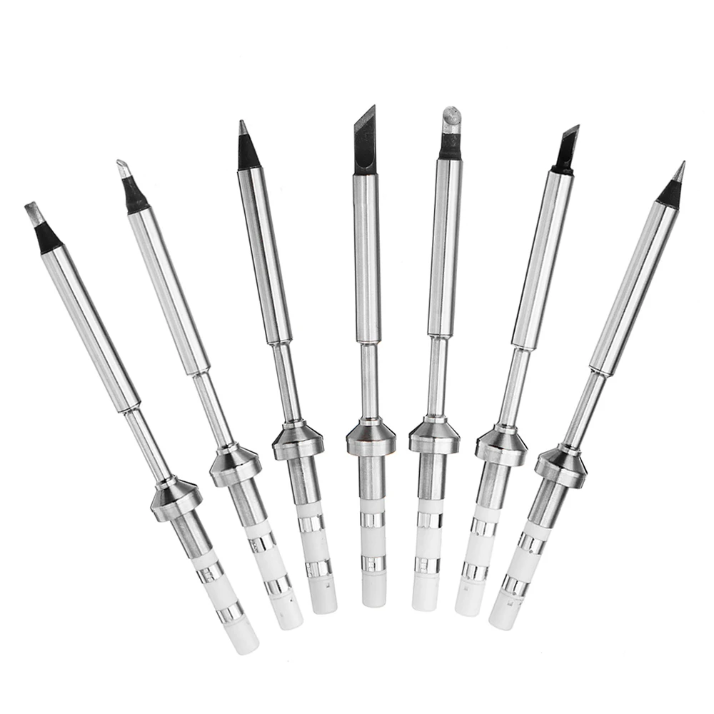 

Replacement Black Chrome Tip Soldering Iron Tips for Digital LCD Soldering Iron