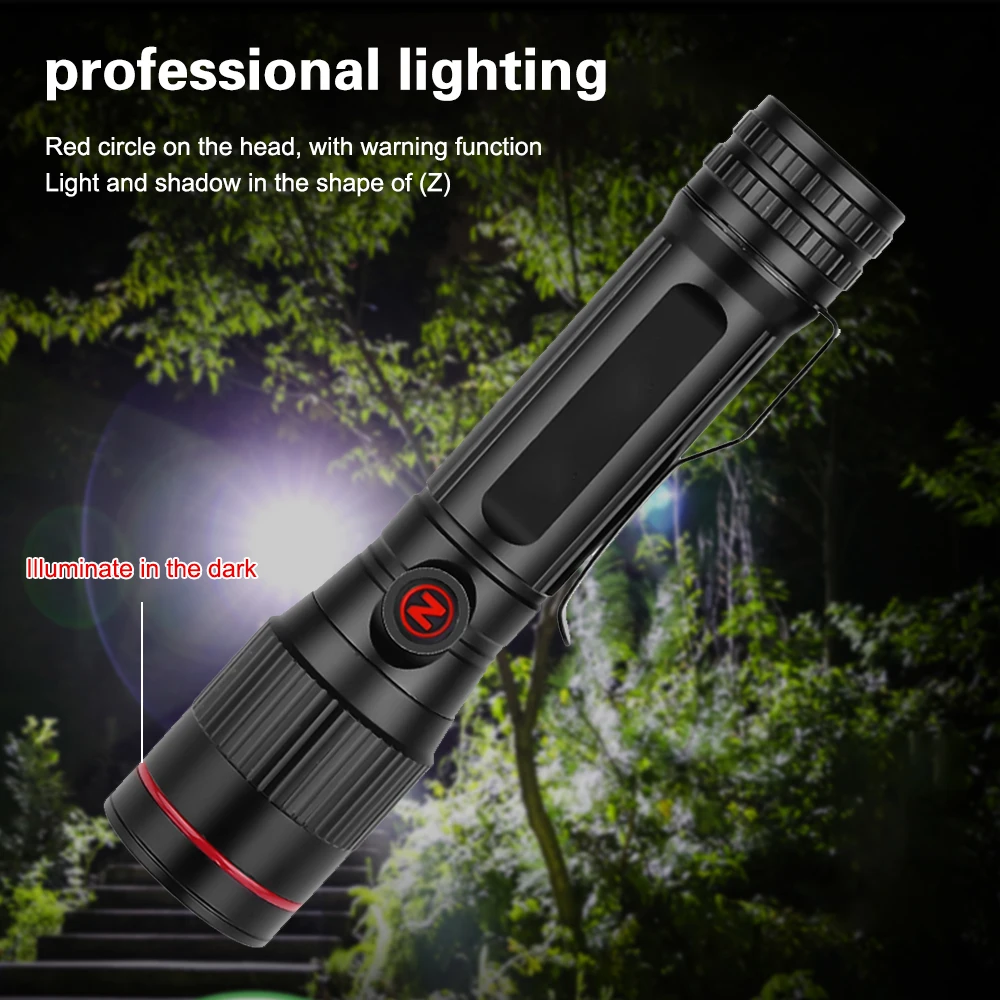 Многофункциональный тактический фонарь 18650 OSRAM P8 светодиодный фонарик с тремя режимами зарядки usb масштабируемый светодиодный перезаряжаемый фонарик