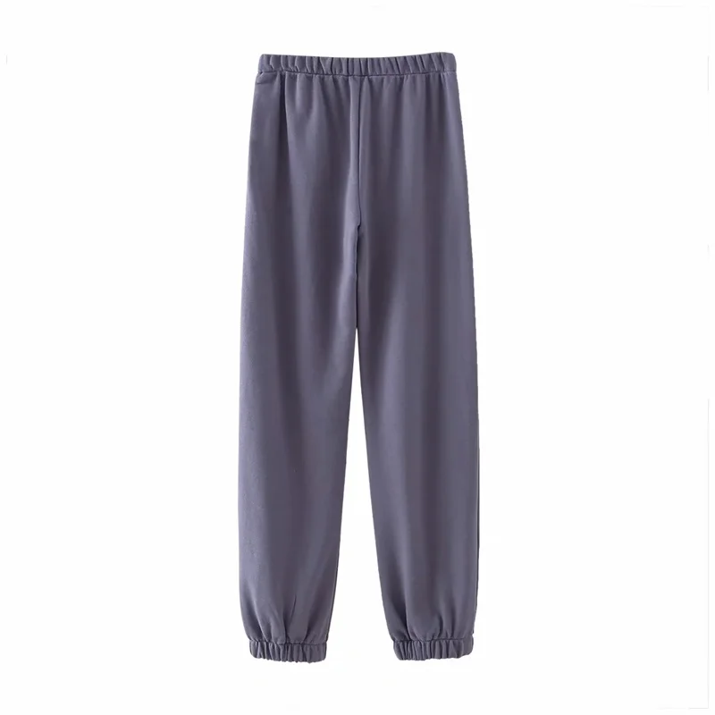 

Sweatpants With Embroidery Bears Women Super Soft Fleece Fabric