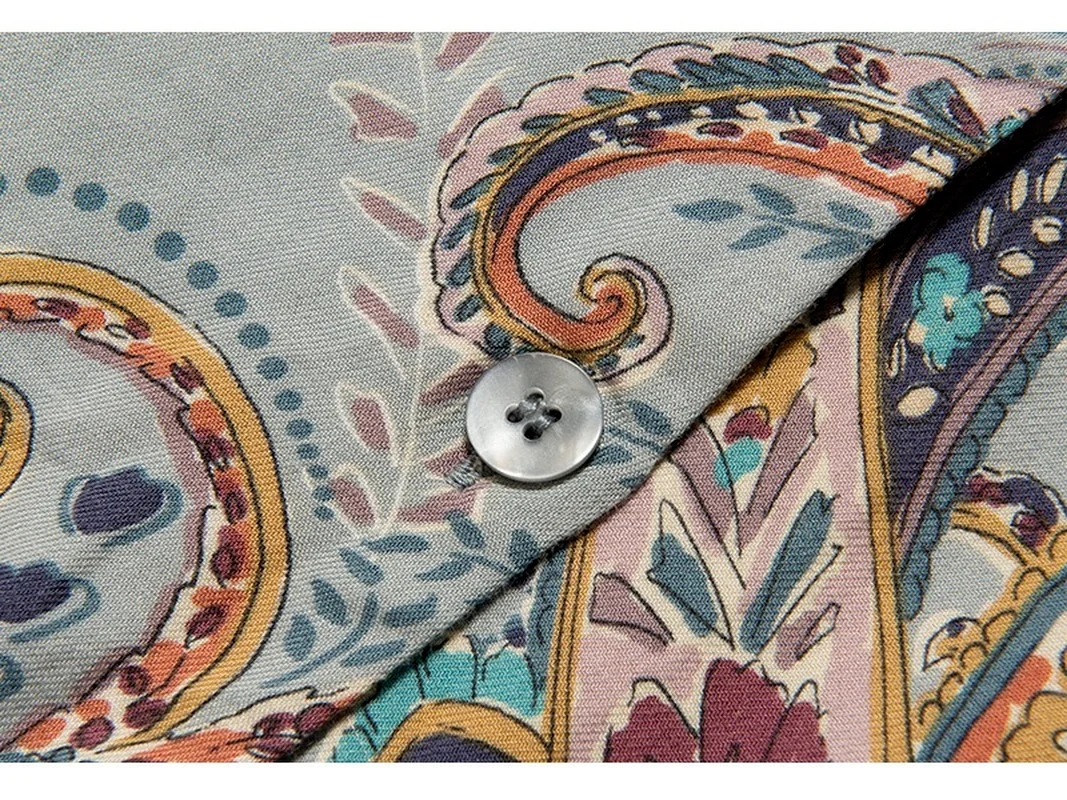 

Japanese New Spring and Autumn New Style Cotton Viscose Ladies Long-sleeved Suit Feather Big Flower Home Service Pijamas Women