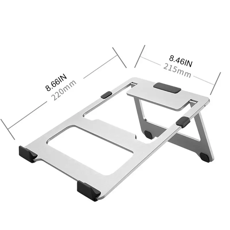 

Aluminum Alloy Folding Laptop Stand Portable Notebook Computer Cooling Base