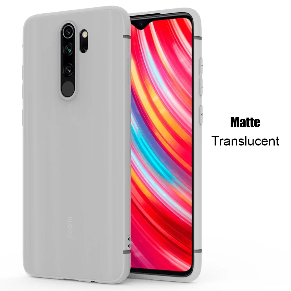 Matte translucent Матовый тонкий чехол для Redmi Note 8 Pro 7 6 pro 5 Redmi 7A 8A 6A K20 высококачественный гибкий мобильный чехол для телефона - Цвет: Matte translucent