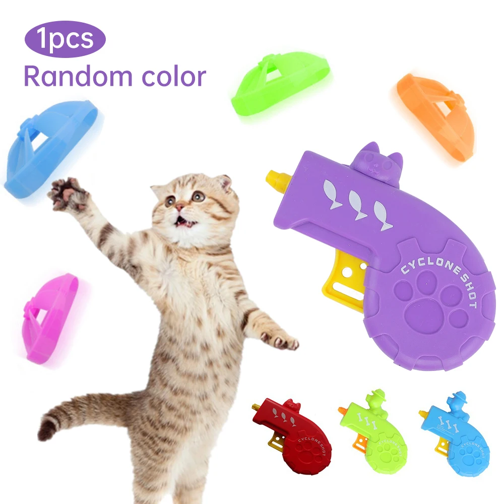 Pet Cat Tracks Toy Flying Propellers Disc Saucers Interactive Dog Toys Training Supplies | Дом и сад