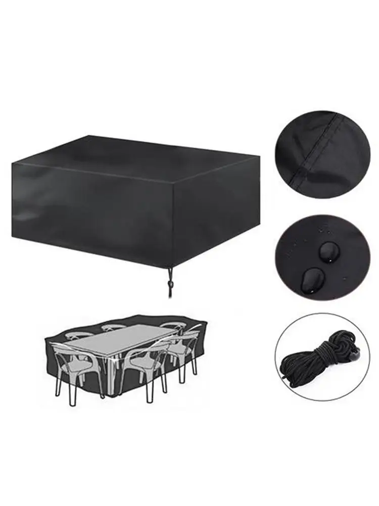

Furniture Dustproof Cover For Rattan Table Cube Chair Sofa Waterproof Rain Garden Patio Protective Cover
