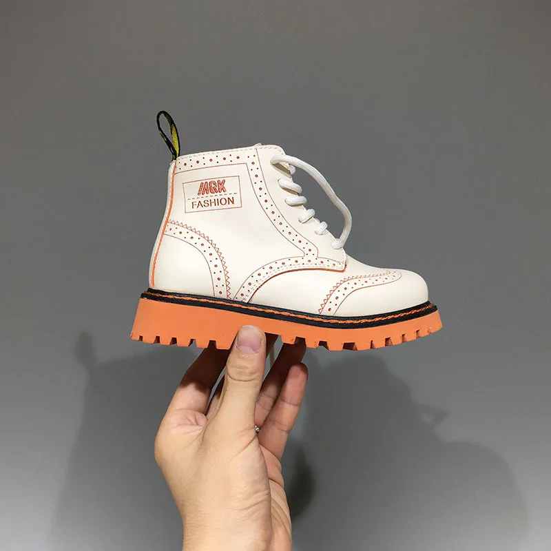 Детские ботинки Сезон Зима модные детские для маленьких мальчиков и девочек