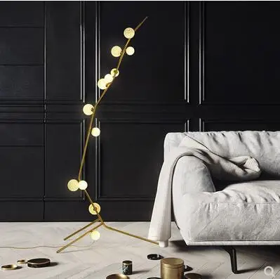 Стеклянная лампа с трещинами для креативной гостиной постмодернистская