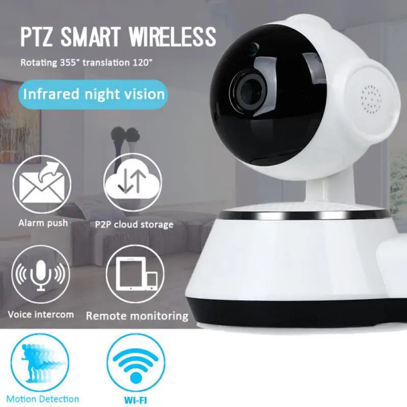 

Indoor Wireless Security Home CCTV Wireless Camera IR Night Vision Monitor Robot Baby Monitor Camcorders Wifi IP Camera