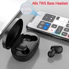 A6s TWS басовая гарнитура Беспроводные наушники спортивные мини стерео наушники-вкладыши для Huawei iphone Bluetooth-Совместимый телефон наушники