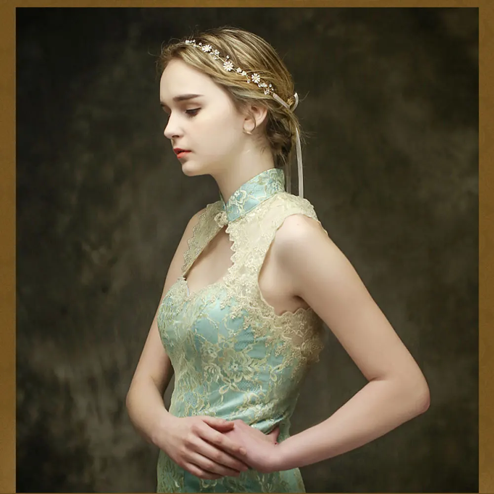 

Women Bride Wedding Headband Elegant Ladies Hair Accessories Decoration Headdress Accesorios Mujer 2019