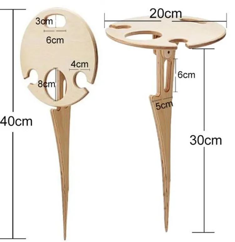 

IN STOCK Foldable Table Outdoor Portable Mini Wooden Picnic Table Easy To Carry Travel Tools